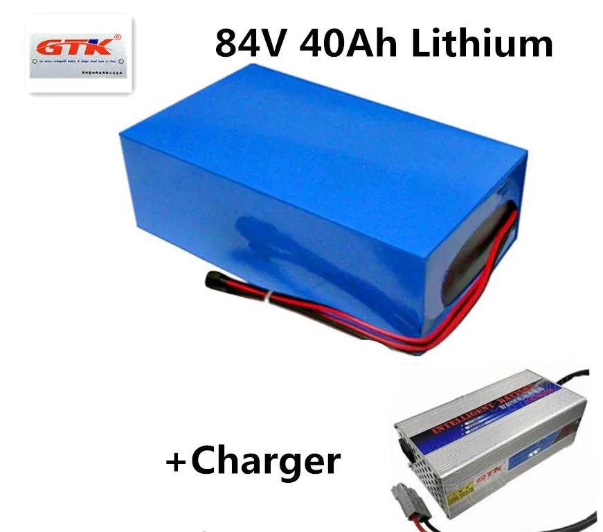 GTK batterie Lithium ion 84V 40ah, pour tricycle électrique 3000W EV
