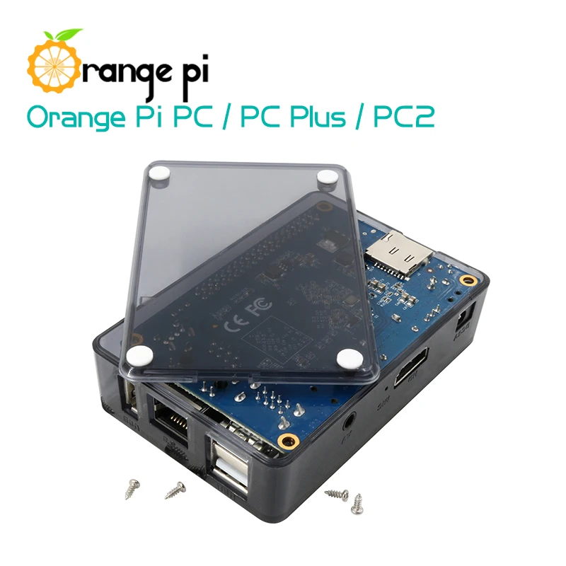 Чехол Orange Pi ABS черный подходит только для плат OPI PC/PC Plus/PC2|orange pi|orange pi caseorange pc case |