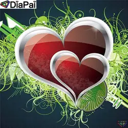 DiaPai 5D DIY Алмазная картина 100% полный квадратный/круглый дрель "Сердце пейзаж" Алмазная вышивка крестиком 3D декор A22437