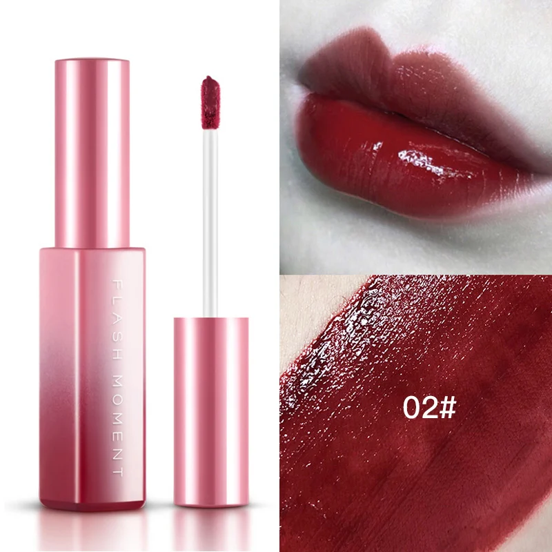 

6 Colors Sexy Red Lip Glaze Long Lasting Moisturizer Jelly Liquid Lipstick Waterproof Cosmetics Lip Gloss