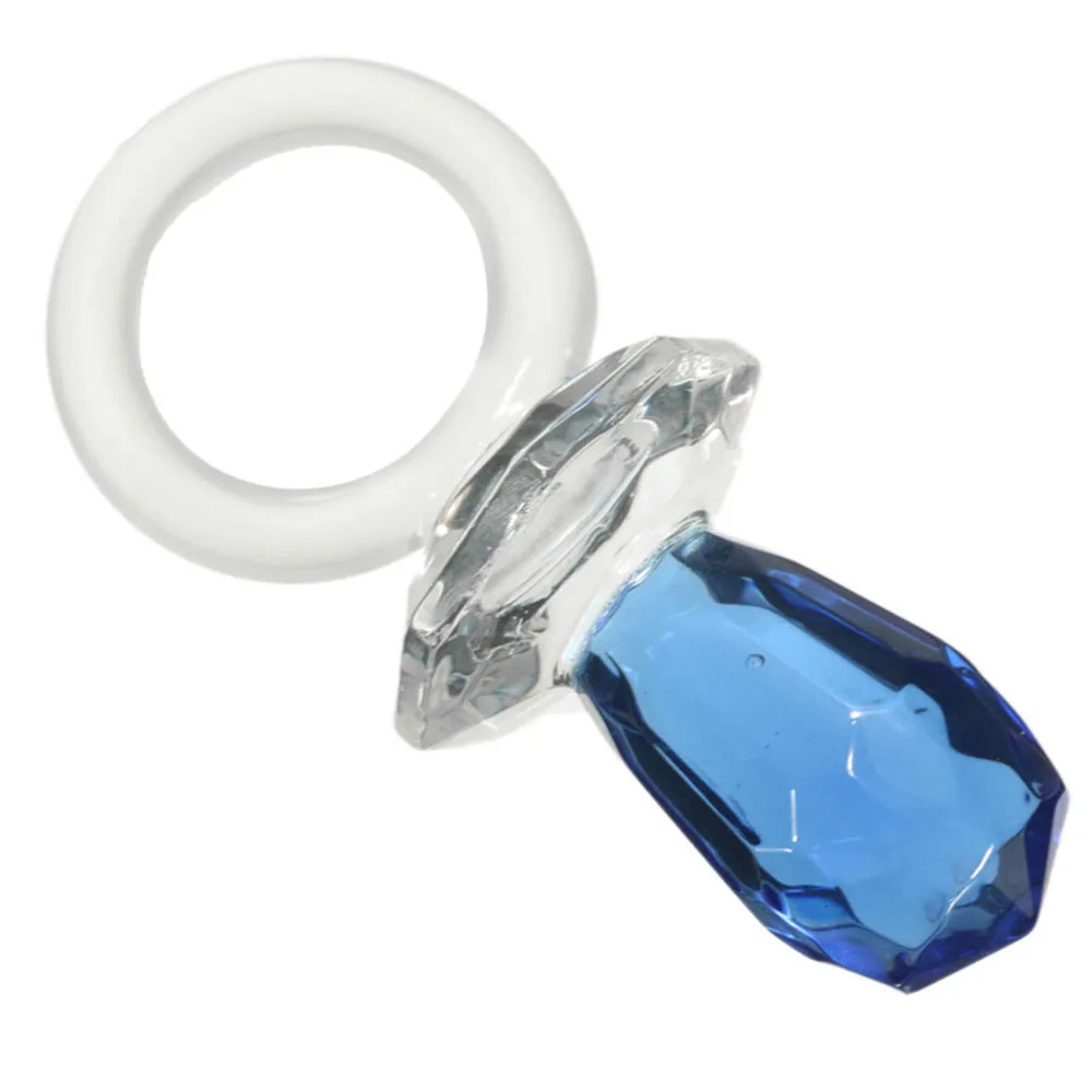 

Hot Selling New Party Gift Artificial Crystal Pacifier Charm Pendant Girl Boy Baby Shower Christening Wedding Favor Decoration