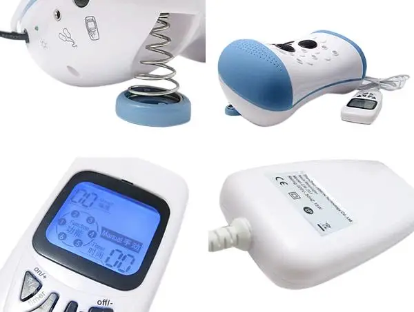 JMRON VR-701 Masajeador de cuello Tens digital eléctrico Almohada Masaje de vértebra cervical