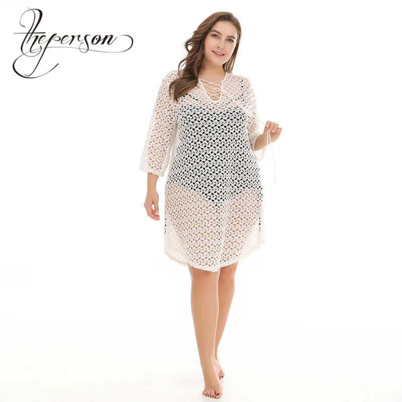 plus size white smock dress