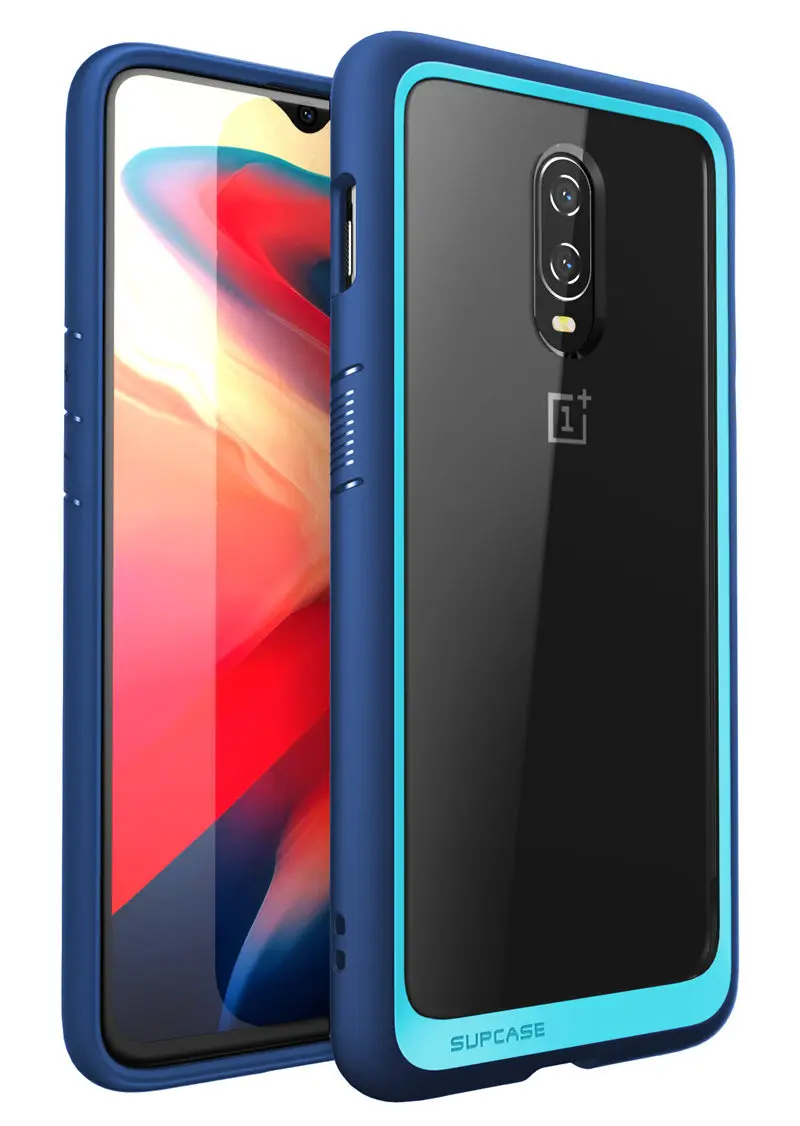 Для OnePlus 7 Чехол() SUP чехол UB стиль Серия противоударный Премиум гибридный защитный ТПУ бампер+ PC чехол для One Plus 7 - Цвет: Blue