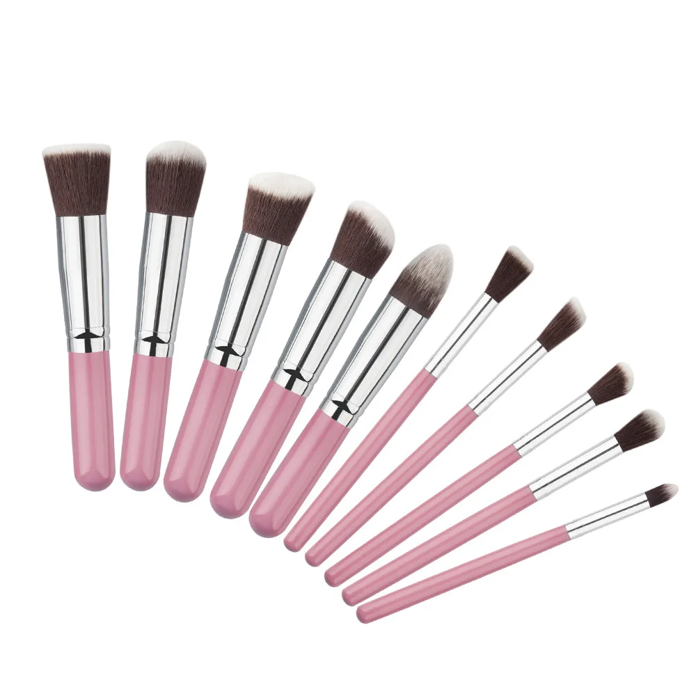 

Mint 10PCS/1Set Cosmetic Makeup Brush Brushes Set Foundation Powder Eyeshadow for Women Beauty May04#2