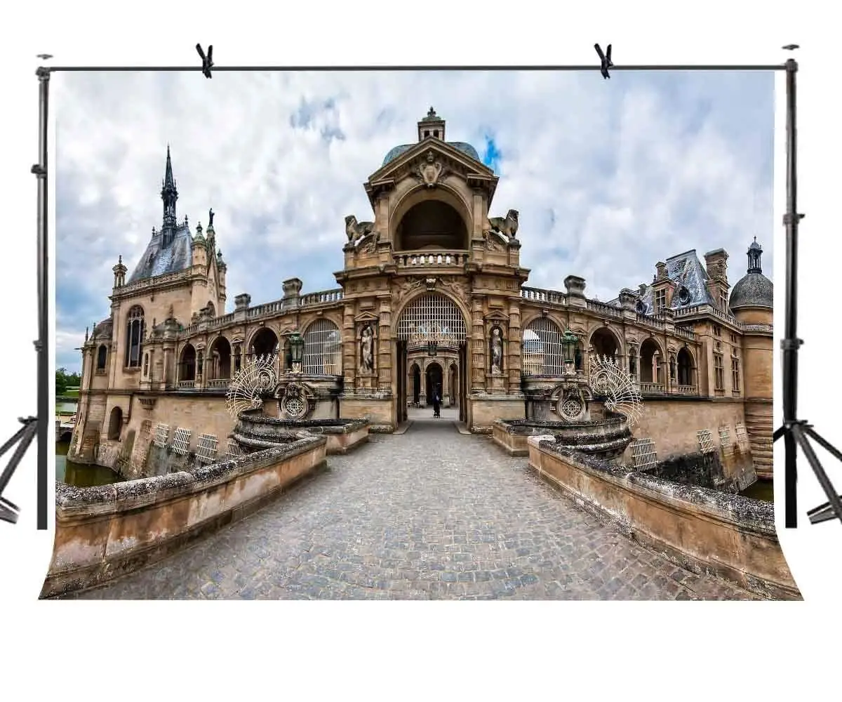 Фон для фотосъемки с изображением французской винодельни 7x5 футов | Электроника