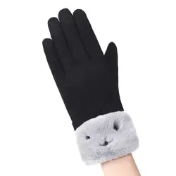 2018 г. зимняя женская Перчатки модные 1 пара полный палец варежки теплые спорт на открытом воздухе Велоспорт Лыжная ветронепроницаемая PSEPO4