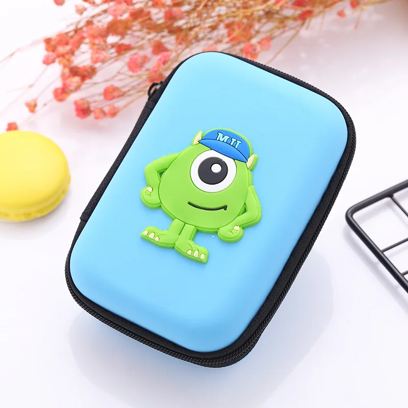

Novelty Cartoon Anime Silicone Coin Purse Mini Small Earphone Cable Charger Storage Bags Gifts Boy Girls Zipper Coin Key Wallets