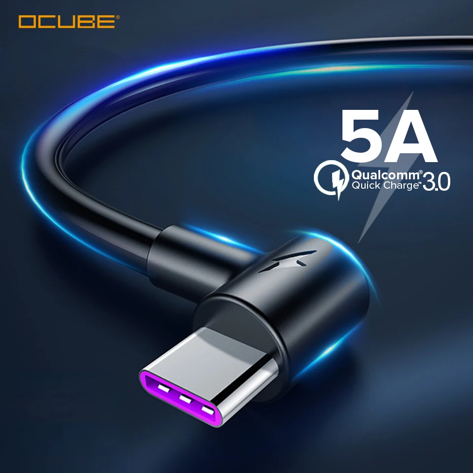 Кабель Usb Type C для Samsung S10 S9 S8 5a Сверхбыстрая Зарядка Huawei Mate 20 10 Plus P30 P20 Pro шнур