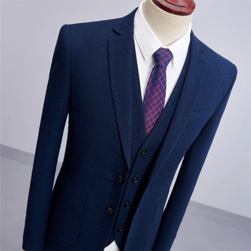 Plyesxale 2018 мужские свадебные костюмы Slim Fit 3 предмета мужская одежда модный бренд