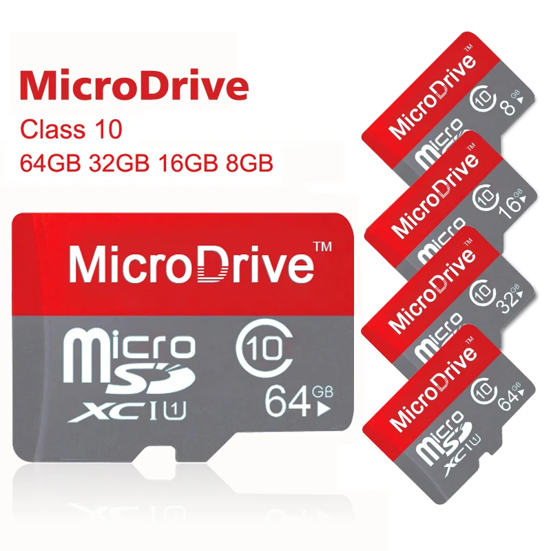 2016 Новый Micro Drive PRO 64 ГБ SDXC SD card карты памяти флэш-карты 8 16 г 32 SDHC TF карта с пакетом |