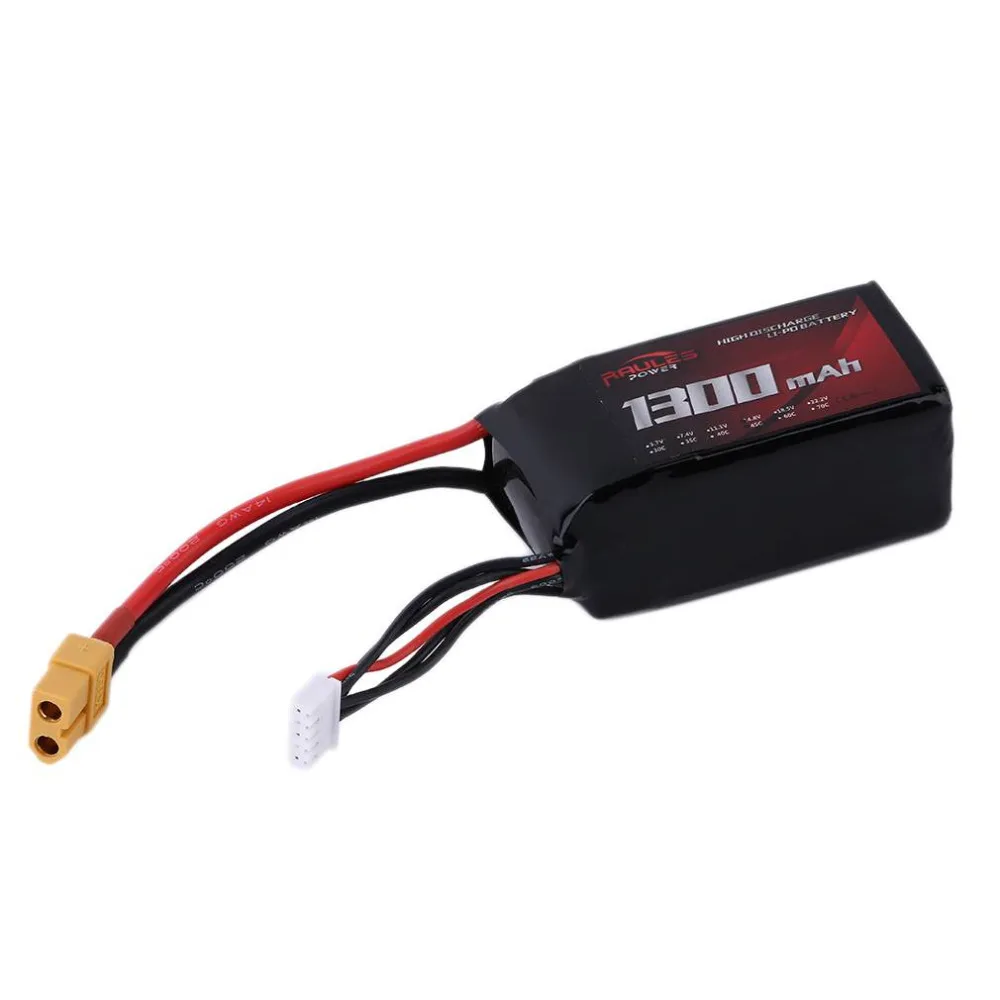 

Hot! Professional Battery 1300mAh 14.8V 4S 45C 71*33.8*24mm Portable Size Charge Battery Quadcopter Parts Accessories New Sale
