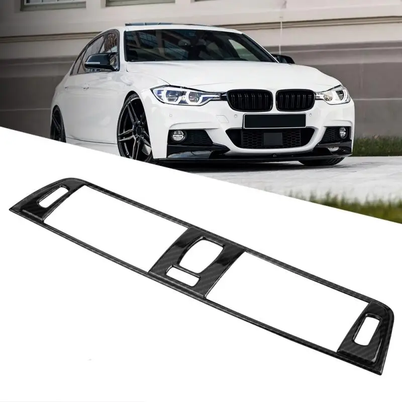 

1pcs Console Air Conditioning Vent Cover Trim for BMW 3 Series F30 2013 2014 2015 2016 2017 2018 Car Styling Carbon Fiber Style