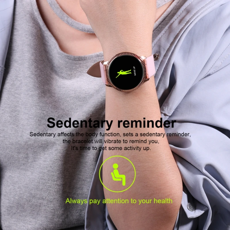 

Lanpice Bluetooth 4.0 Smart Watch IP67 Waterproof Bracelet Muti-Function Smartband Blood Pressure Monitoring information Remind