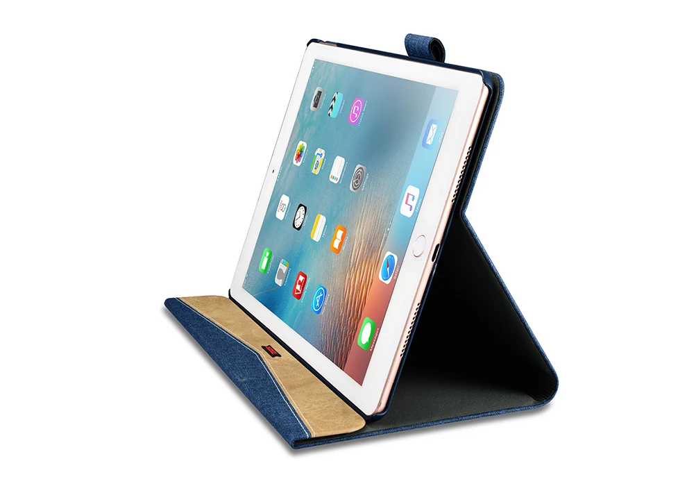Прочный тканевый кожаный чехол для iPad Pro 9,7 модный Ультратонкий флип-чехол для сна смарт-чехол для iPad Pro 9,7 дюйма сумка