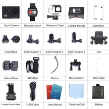 Original H9 H9R Action Camera 4K yi FHD remote Ultra WIFI eken 1080P 60fps go 4 K kamera pro hero sj mi 7000 cam sport Camera