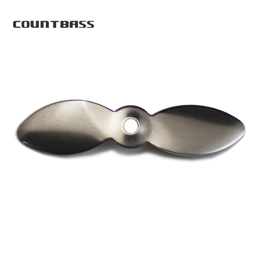 

50pcs Propeller Blade, Stainless Steel, DIY Topwater wooden fishing lures, Popper, Swim Jigs, Free shipping