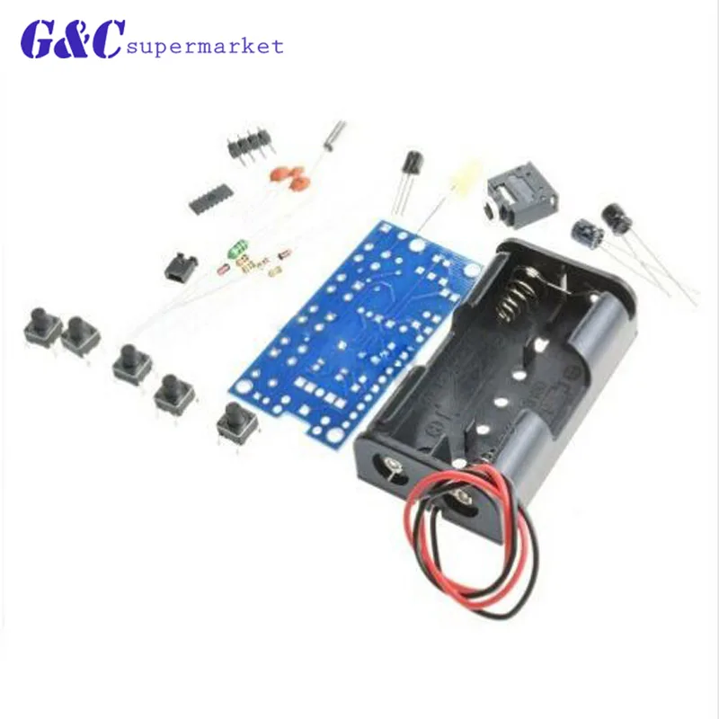 

76MHz-108MHz Wireless Stereo FM Radio Kit Audio Receiver PCB FM Module Kits Learning Electronics For Diy 18-36VDC