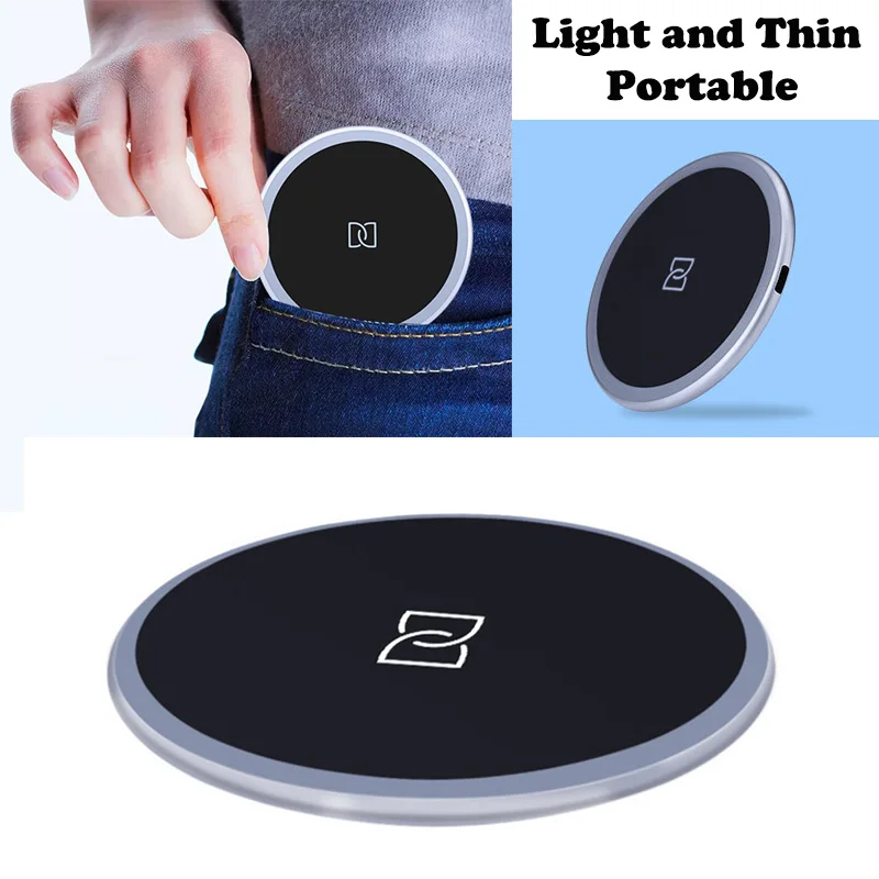 KOC3499_11_Qi Wireless Charger for iPhone X8 Fast Wireless Charging pad for Samsung S9S9+ S8 Note 9 9+ 8 Zinc Alloy Wireless Charger