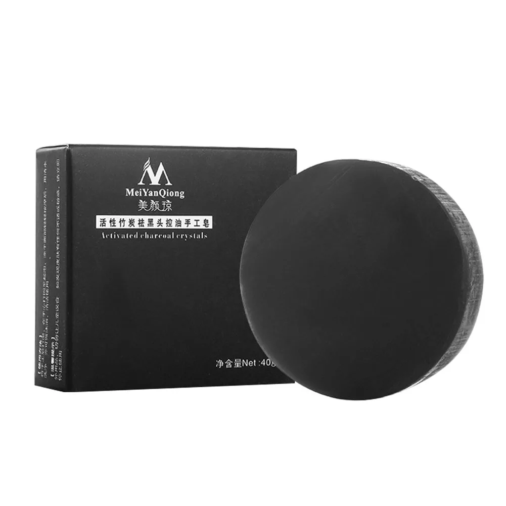 

Smooth Oil Control Face Cleansing Activated Charcoal Anti Bacterial Crystals Soap Skin Care Handmade Washing Multifunctional