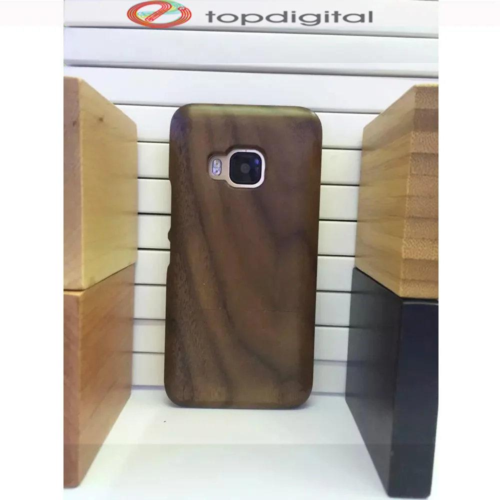 Чехол из натурального дерева для HTC One M9 Жесткий задняя крышка Роскошный Ретро