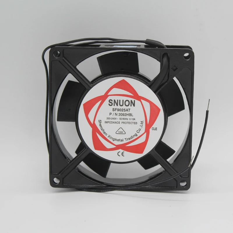 2pcs/lot Cheaper Sell Sleeve Bearing type 220VAC Axial Cooling Fan 9cm series Small Fans use for electric cabinet XF0922ASH