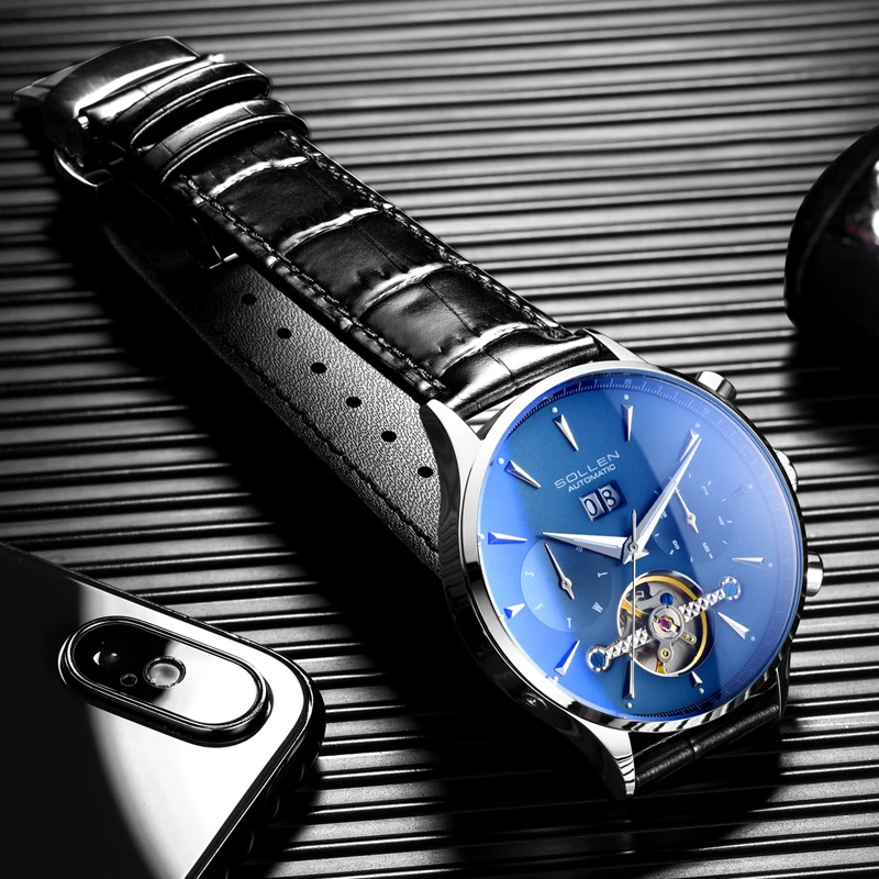 توربيون التلقائي الميكانيكية ووتش الرجال 2019 جديد الرجال الساعات للماء 30 M الياقوت كريستال جلدية حزام erkek كول الساعاتي توربيون التلقائي الميكانيكية ووتش الرجال 2019 جديد الرجال الساعات للماء 30 M الياقوت كريستال جلدية حزام erkek كول الساعاتي