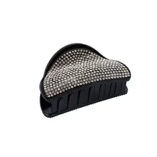 1 шт. черные модные женские большие пластиковые блестящие заколки-крабы для волос Инструменты для укладки аксессуары Вспомогательный зажим для волос