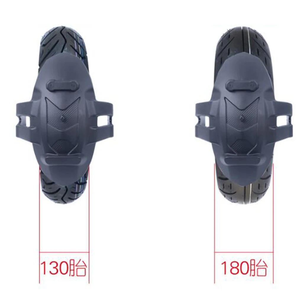 Universal Motorcycle Front Rear Plastic Wheel Cover for Rear Fender Extension Extender Splash Wheel Cover Mudguard 39x19x31cm