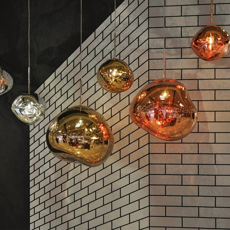 Modern Tom dixon Melt Pendant Lights Glass Lava Irregular Pendant Lamp