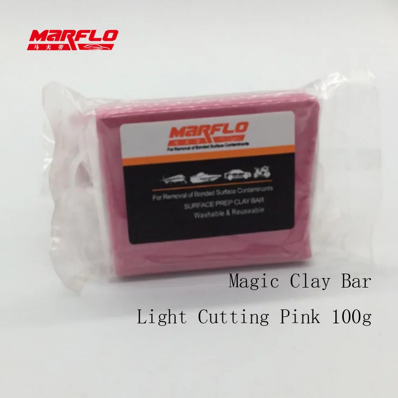 Marflo магический глиняный светильник для резки, розовый цвет, 200 г, авто Уход за краской, чистящая отделка, мытье, перед стилизацией автомобиля