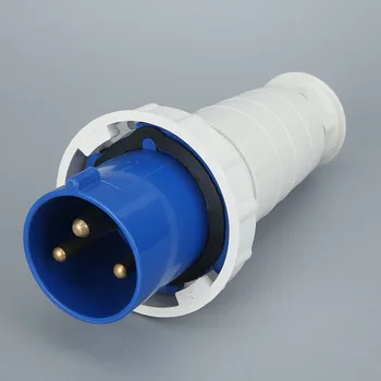 

63A 3Pin 2P+E IP67 waterproof industrial Socket/Plug voltage 220V~240V Plug socket connector