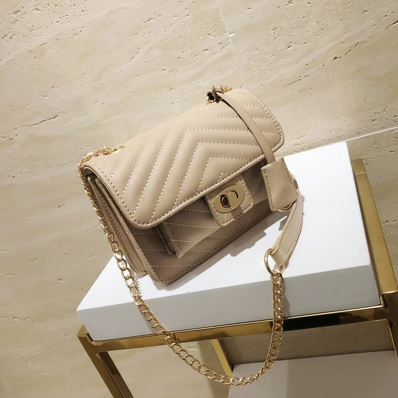

Leather Women Shoulder Bags Ladies Retro Crossbody Messenger Bag Chain Evening Clutch Bags Ladies Hand Bag