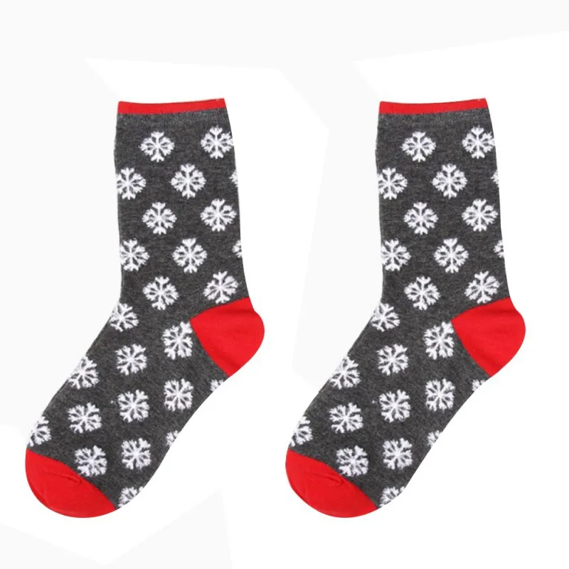 Женские спортивные носки для занятий на открытом воздухе, удобные гольфы для бега, рождественские носки - Цвет: C