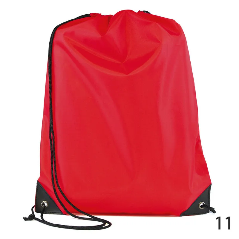 Портативный Спортивная поясная сумка утепленные поясом-кулиской для верховой езды рюкзак тренажерный зал обувь шнурок Сумка Одежда рюкзаки Водонепроницаемый - Цвет: Красный