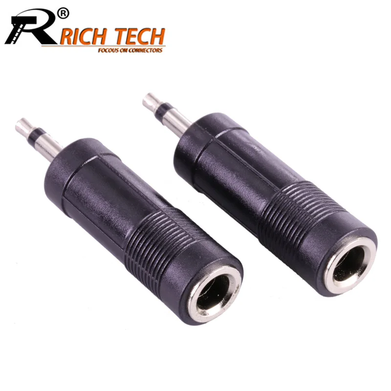 3.5mm Mono Female to 3.5mm Mono Female Audio Connector Coupler LOT of 2