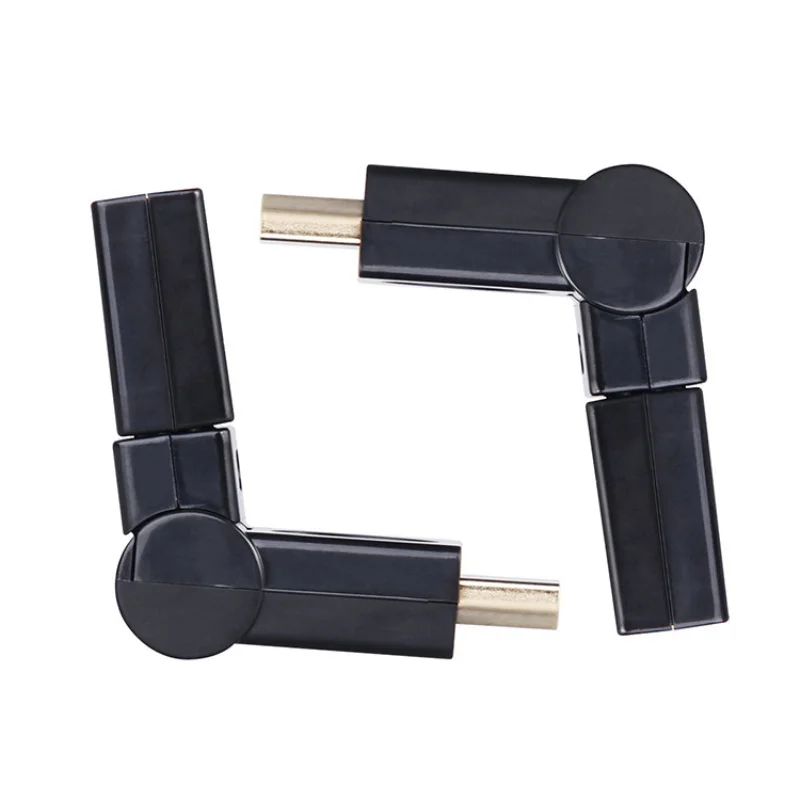 Plug and Play Mini HDMI 1 4 Угловой Тип штекер гнездо 90 180 360 градусов вращающийся адаптер
