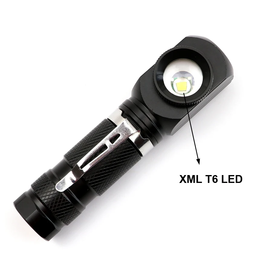 10 Вт Cree T6 светодиодный зум 18650 головной светильник USB флэш-светильник для кемпинга охотничий головной светильник фонарь с зажимом задний магнит