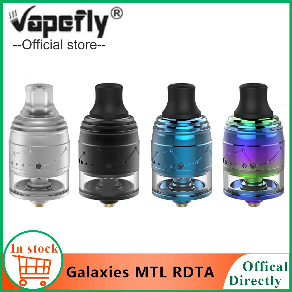 2 шт./лот оригинальный Vapefly галактики MTL RDTA 22 мм MTL Squonk RDTA 2 мл топ-наполнение анти-тепло rdta vs Berserker MTL Атомайзер