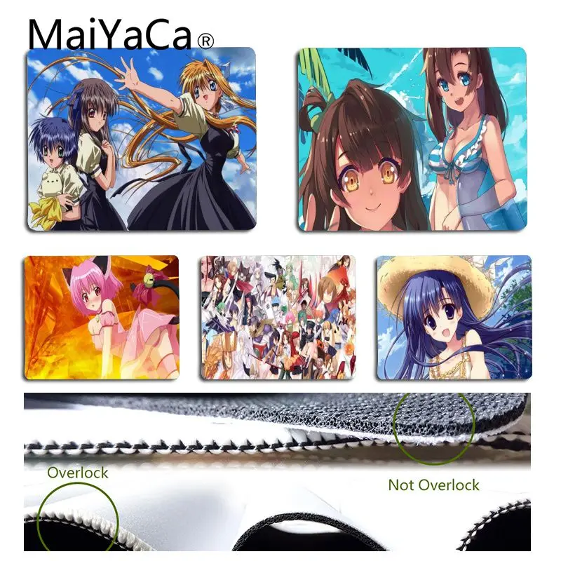 MaiYaCa Hot Sales Anime Gamer Speed Mice Retail Small Rubber Mousepad Laptop Gaming Mice Mousepad