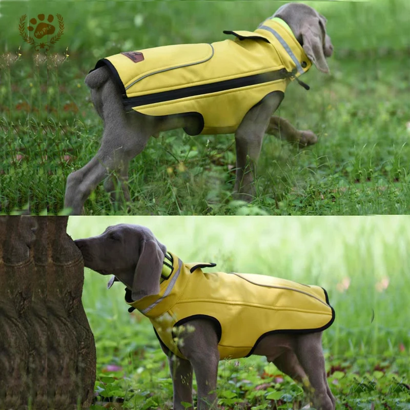 

My Pet Clothes For Dog fashion winter Dogs Coat Jacket Waterproof Pet Raincoats Warm Outdoor Safety Supplies Small Big Dog XXXL