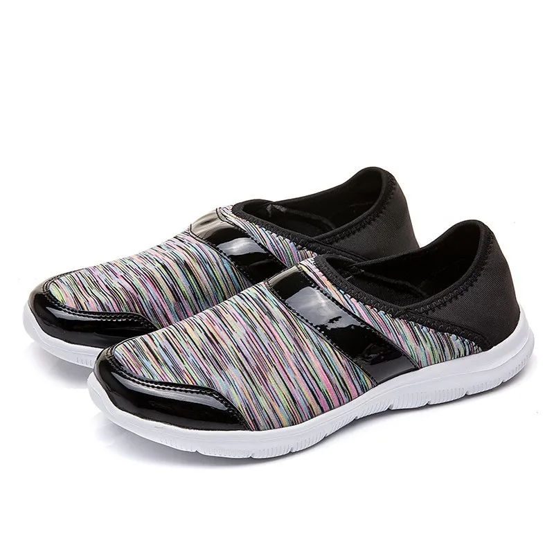 

Women Loafers Slip On Flat Shoes Breathable Mesh Colorful Shallow Shoes Summer Ultra Light Sneakers Ladies Flats Shoes Plus Size