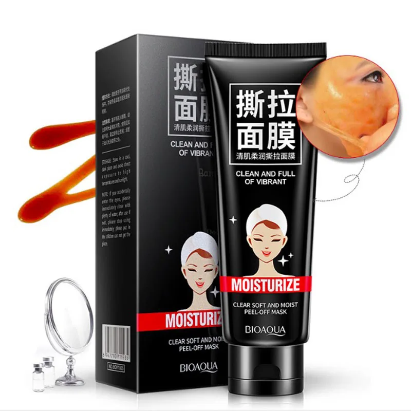 Бамбуковый уголь Уход за лицом черная маска для лица Blackhead очиститель пилинг акне