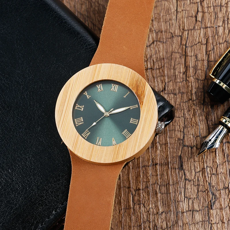 2019 модные креативные деревянные часы Для Мужчин's минималистские наручные часы деревянные бамбуковые часы Для мужчин Для женщин
