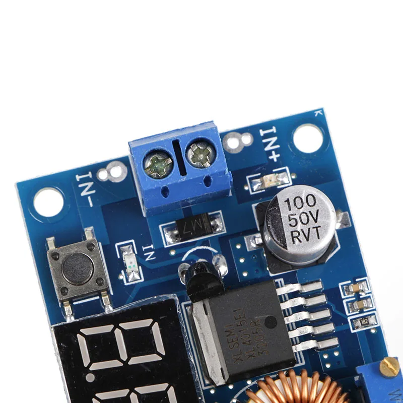

Adjustable XL4015 5A 75W 4.0-38V to 1.25V-36V DC-DC Converter Step-Down Module #Aug.26