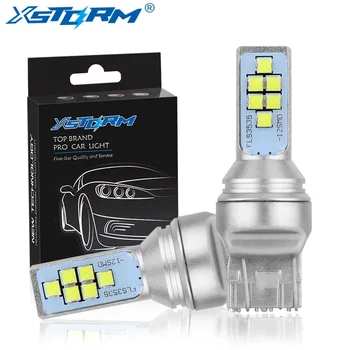 

2Pcs T20 7443 7440 LED W21W WY21W W21/5W Led Bulb T25 3157 LED P27/7W Car Brake Light Reverse Lamp Auto 12V 24V White Amber Red