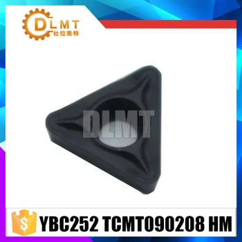 

10PCS/SET TCMT090208-HM Carbide inserts YBC252 Cutting Tool Turning Tools Carbide inserts Cutting Tool