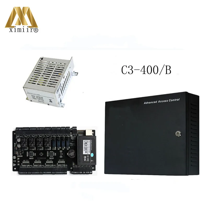 

IP based Door Access Control Panel TCP IP and RS485 zk c3-400 Input and Output Four Door Controller
