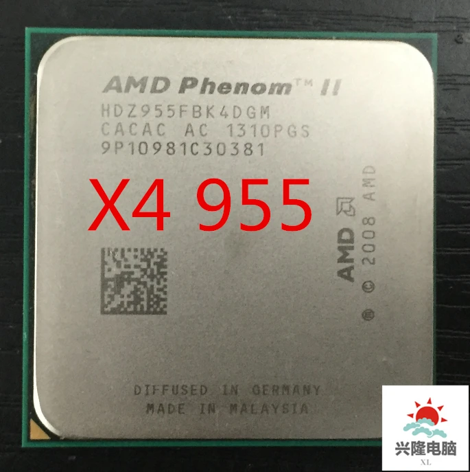 Процессор Phenom ii x4 955X4 955 четырехъядерный 3,2 ГГц 6 Мб L3 125 Вт кэш-разъем AM3 разбросанные части ЦП