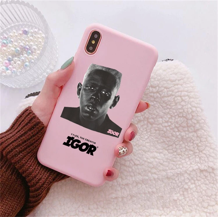 Tyler, The Creator- IGOR Colored soft silicone phone case for iphone 6 6s 6plus 7 7plus 8 8plus XR XS XSMAX 11 pro - Цвет: FHSR-21930